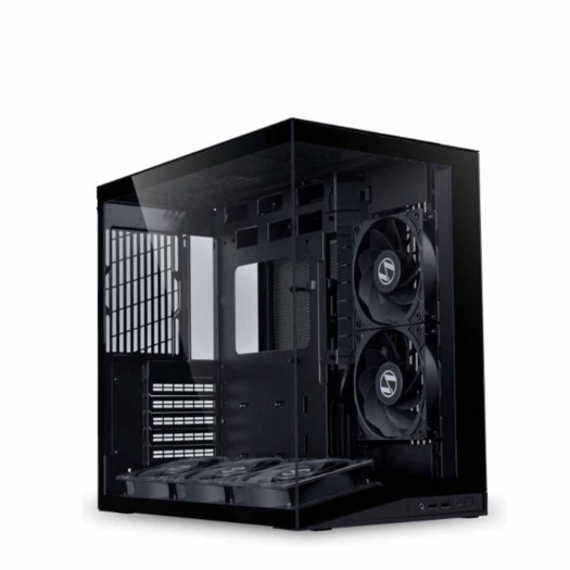 Lian-Li O11 DYNAMIC MINI V2 Flow ATX Computer Case, 5x 120mm PWM Reverse Fan, Up to 360mm Radiator Support, 5 Expansion Slot, 2mm Aluminum & 1mm Mesh Panel, 4.0mm Tempered Glass, Black | O11DMIV2FX